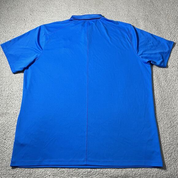 Nike Polo Shirt Mens 2XL Blue Golf Performance Drifit Logo TPC Sawgrass Club - Picture 13 of 16
